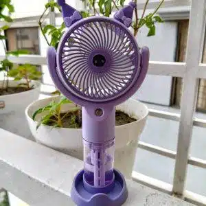 Handheld Fan Misting Fan | Portable Misting Fan, Battery Operated Rechargeable